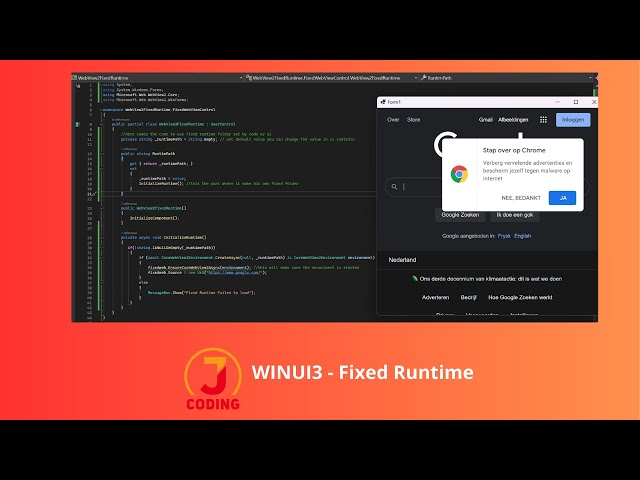🚀 Winforms : WebView2 Fixed Runtime