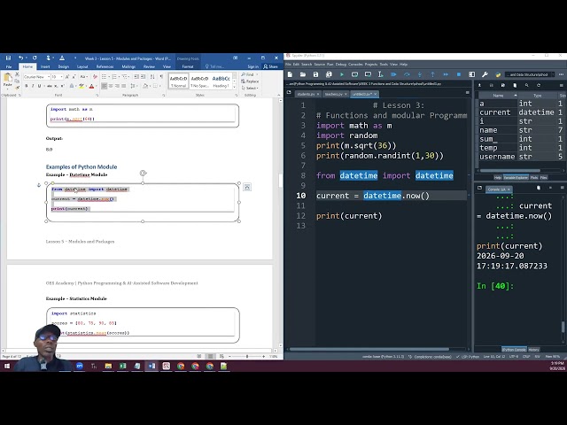 Module 3 - Modules and packages - 05