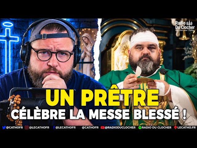 Wounded, he CELEBRATES Mass and PRAYS for his ATTACKER!