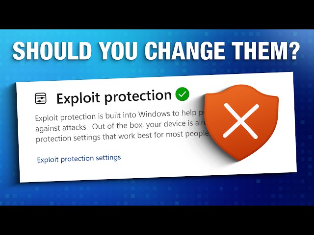 Hidden Windows Defender Exploit Protection Settings