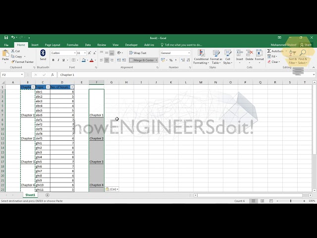 How to filter merged cells in excel|Filter not working for merged cell in Excel
