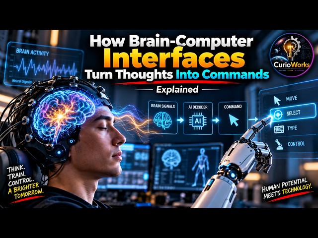 How Brain-Computer Interfaces Turn Thoughts Into Commands 🧠⚡ | Explained