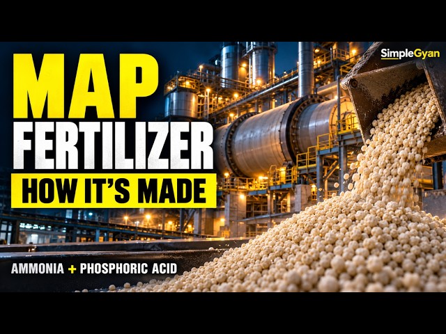 How MAP Fertilizer Is Made | Ammonia + Phosphoric Acid Explained