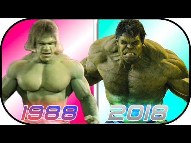 EVOLUTION of HULK in Movies (1988-2018) Bruce Banner History Hulk Avengers Infinity War