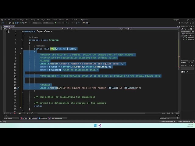 CS211   Compiled Object Oriented Languages C#   Part 08