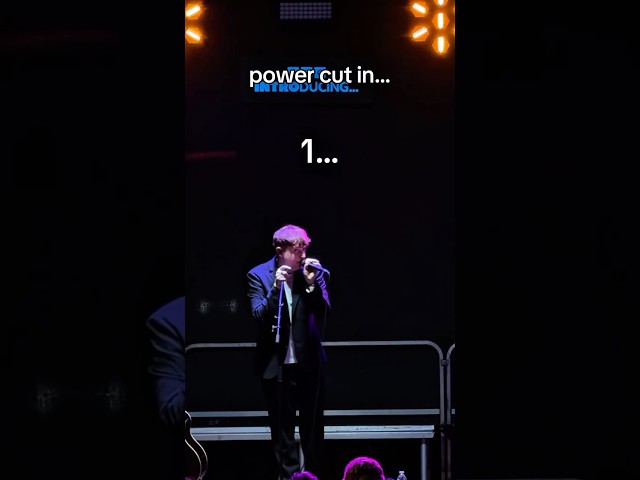 my deep voice broke the stage...