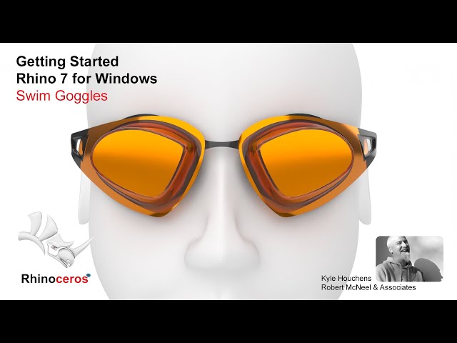 Getting Started Rhino 7- Build swim goggles - when to use SubD vs. Surfaces