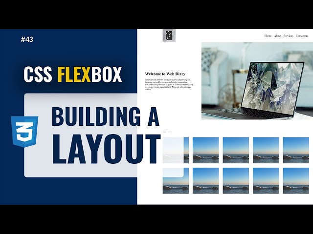 Flexbox Tutorial - മലയാളം | Building a Simple Layout with Flexbox | Web Diary