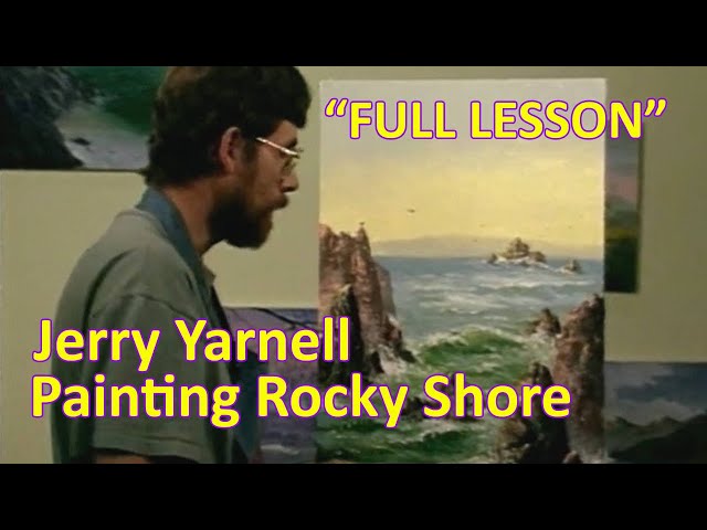 Paint a Dramatic Ocean Scene with Powerful Rock Formations | Jerry Yarnell Oil Painting Lesson