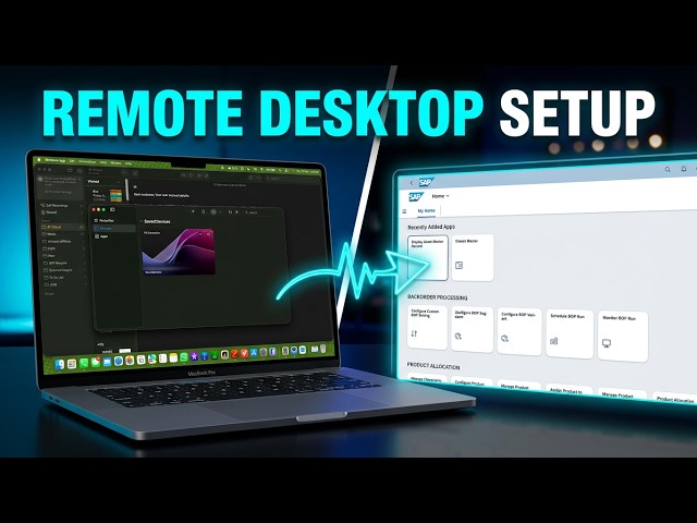How to Install paid SAP Server Access through Remote Desktop on you MacBook 2026