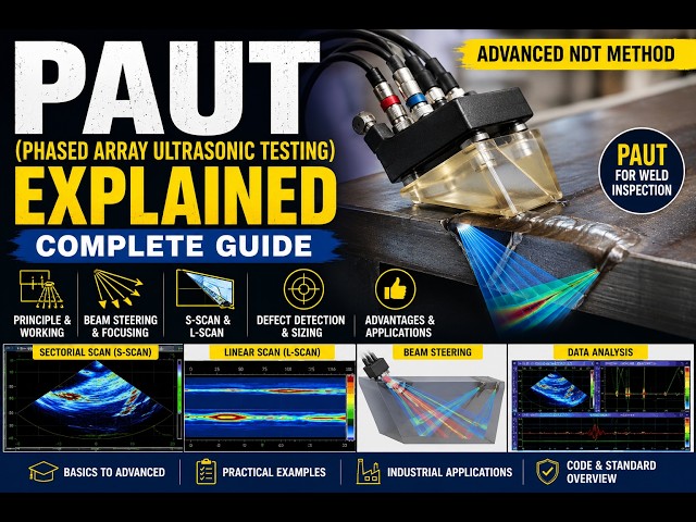 Phased Array Ultrasonic Testing (PAUT) Explained Simply