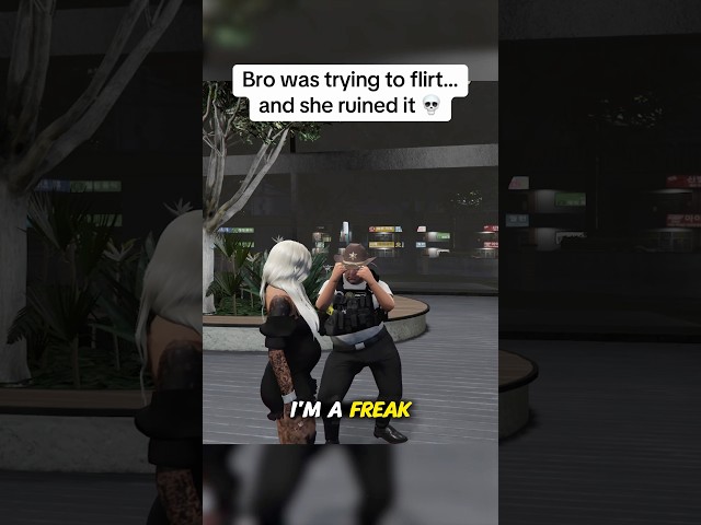 What did she say? 💀 #gta #funnymoments #shorts