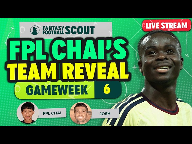 FPL CHAI'S GW6 WILDCARD REVEAL! 🚨 | BENCH BOOST PLANS | FPL Tips 26/27