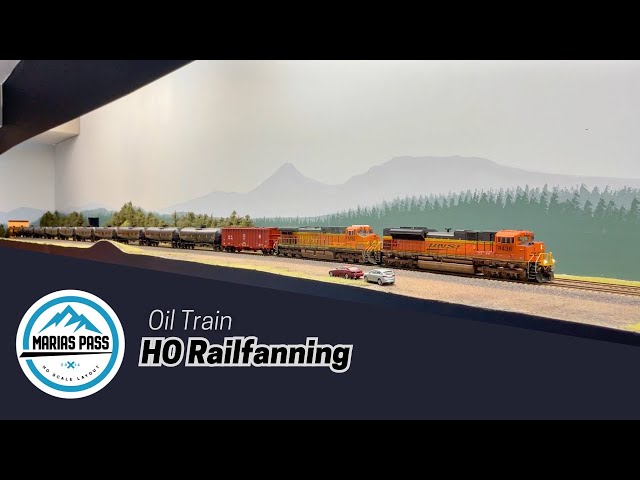 Layout Railfanning: Oil Trains on Marias Pass