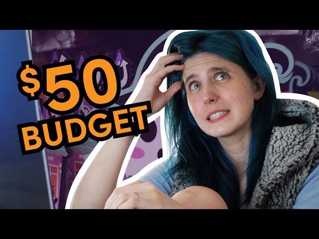 $50 Halloween Party Challenge! Can I Do It?