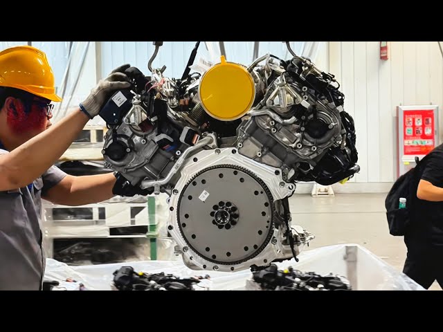 How Audi Assembles the EA839 V6 the DL552 transmission and Quattro System