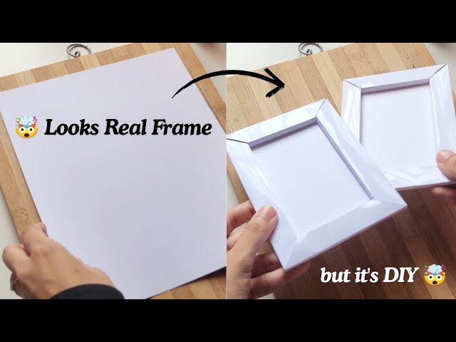 ( With measurement✂️📏 ) 🤯 The Easiest DIY 3D Photo Frame You Can Make | Full measurent Tutorial