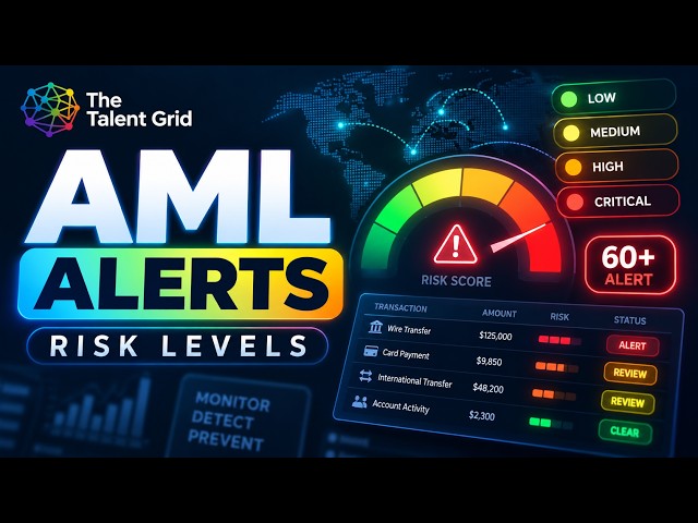 AML Transaction Monitoring Thresholds, Alerts & Risk Levels Explained