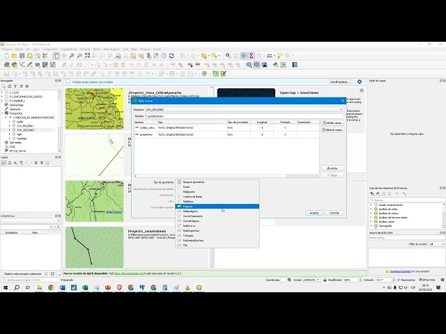SESION 07 - CREAR TABLA ESPACIAL EN QGIS