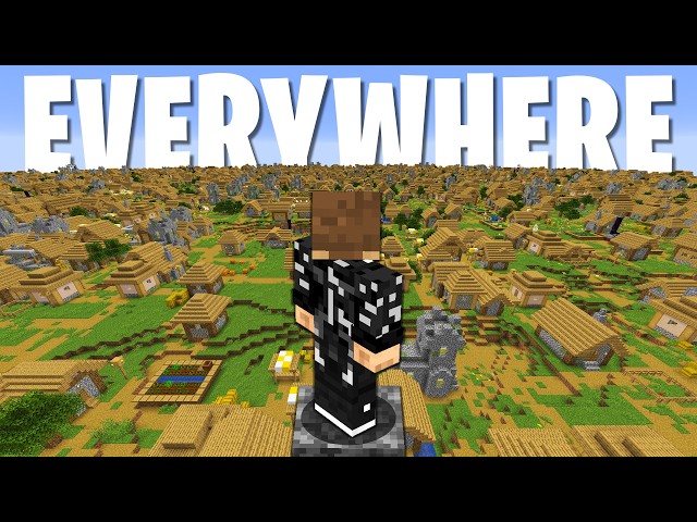 Hardcore, but structures spawn EVERYWHERE