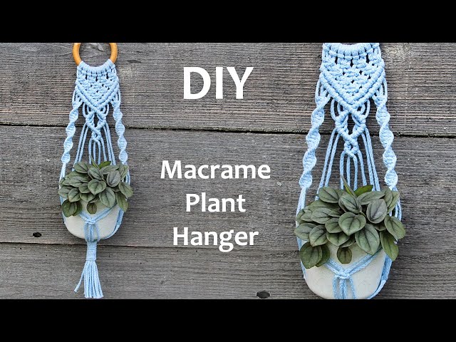 DIY Macrame Plant Hanger | Macrame Plant Hanger Tutorial | Macrame Wall Hanging Tutorial