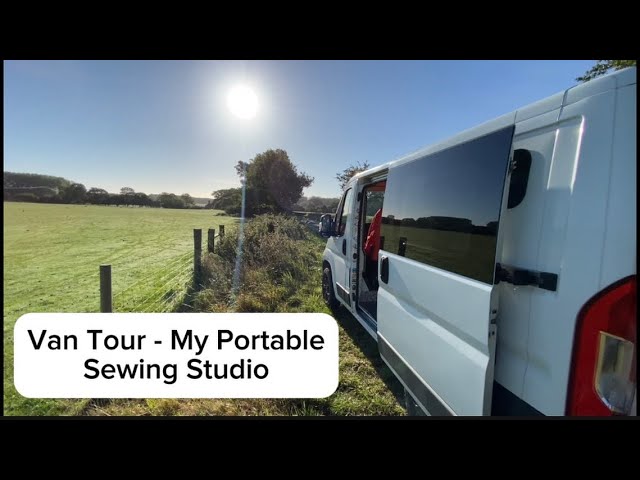 Self Build Van Tour! Dual Purpose 🧵 My Cosy Sewing Studio  