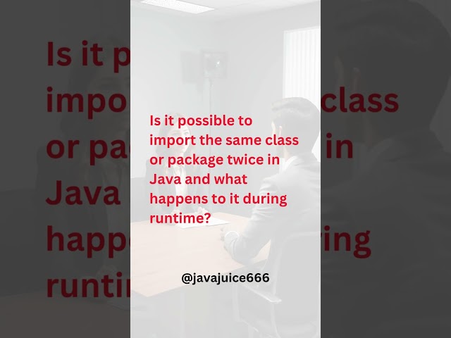 part 5 - Java Interview questions #java #viral #trending #shorts #interview #beginners