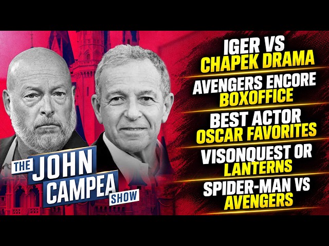 Disney CEO Battle As Chapek Attacks Iger In New Book, Best Actor Race - The John Campea Show