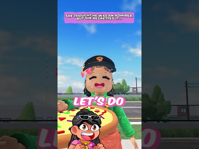 SHE TOUGHT HE WAS an ADMIRER, but SHE REGRETTED IT... #shorts #roblox