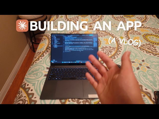 how i’m vibecoding an app on vacation (as an 18y/o with zero experience