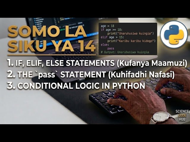14.Conditional Logic lesson 14