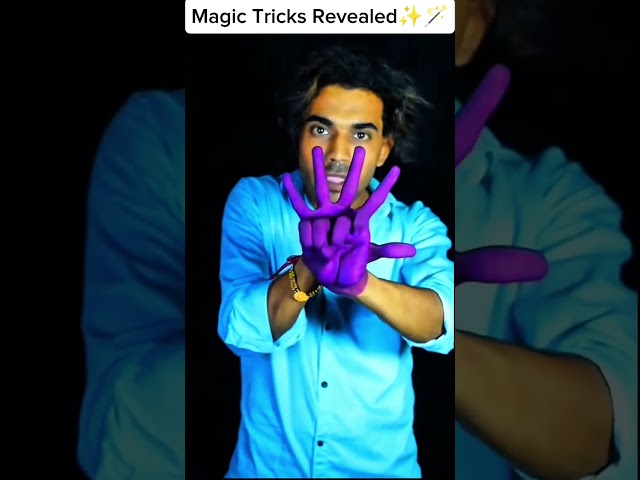 TUTORIAL OF THE 4 BEST MAGIC TRICKS REVEALED 😱😳🪄 #magictrick #amazing #tutorial #magic #shorts