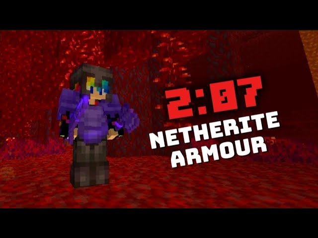 Full Netherite Armour under 3 minutes 