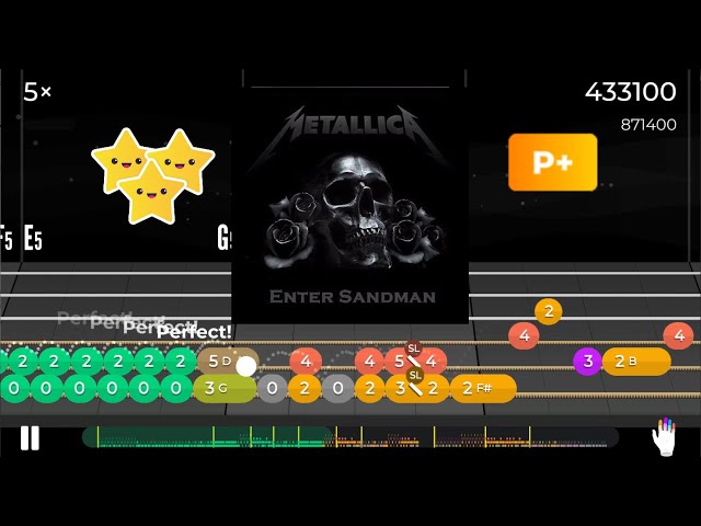 Enter Sandman - Metallica - Level 8 Full Rhythm - Yousician