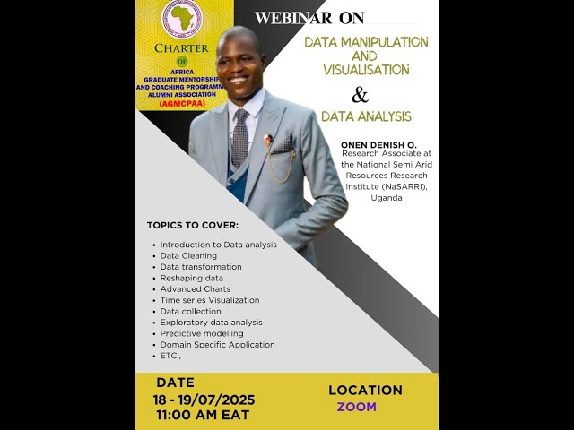 Webinar on Data Management, Visualisation and Analysis (Day 2)