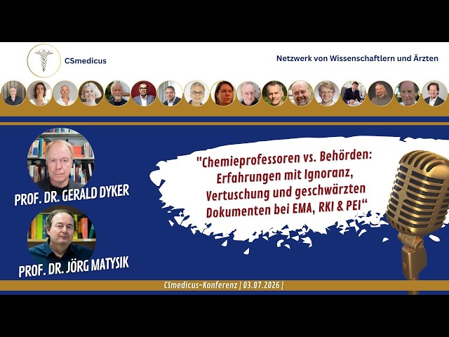 Chemieprofessoren vs. Behörden: Vertuschung und geschwärzten Dokumenten bei EMA, RKI & PEI