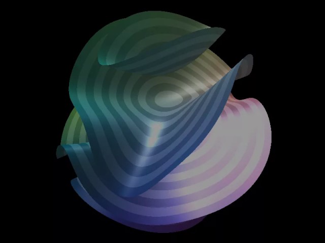 Visualization of a 3D neural network (2)