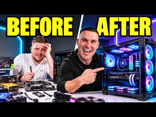 We Taught Gymskin How To Build A PC