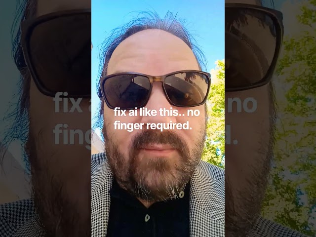 no finger