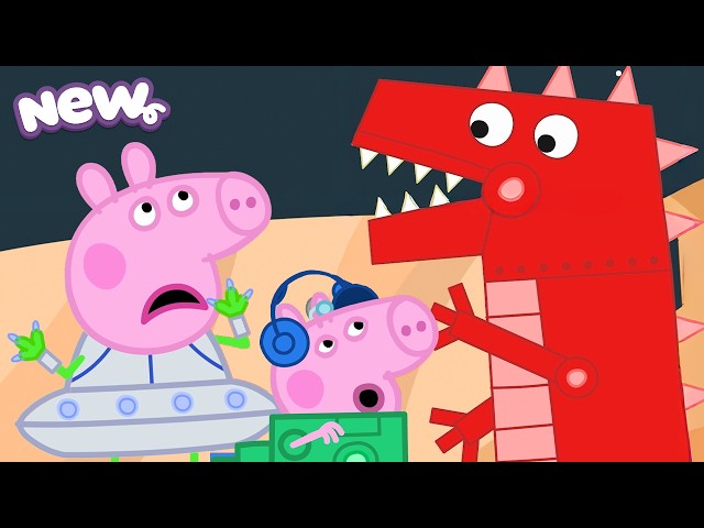 Peppa Pig Tales 🐷 Peppa & George Meet Aliens and Dinosaurs?! 🦖👽🚀 BRAND NEW Peppa Pig Episodes