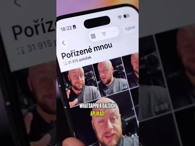Nová kolekce Pořízené mnou ukazuje jenom tvoje vlastní fotky! 📱 #iOS27