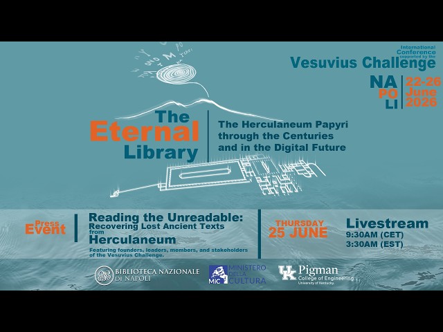 PRESS EVENT: The Eternal Library | June 25, Naples, Italy