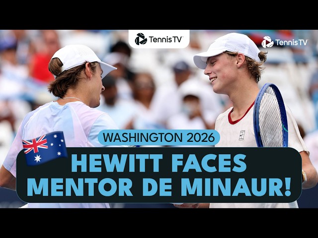Alex De Minaur And Cruz Hewitt Generational First Meeting In DC! | Washington 2026 Highlights