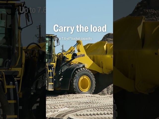 Komatsu WA485-11 in action