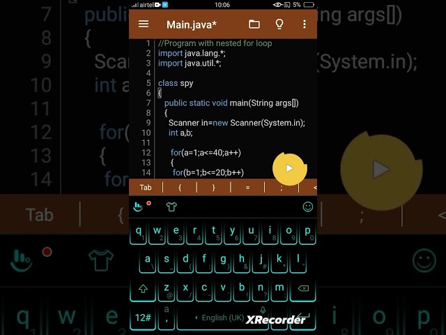Java Programming using Jvdroid👍👍