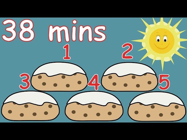 5 Currant Buns! And lots more Nursery Rhymes! 38 minutes!