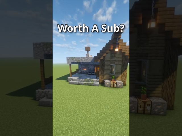 Upgrading the blacksmith in Minecraft #minecraft #minecraftbuilding for #minecrafttutorial #gaming