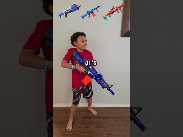 I have the biggest nerf gun