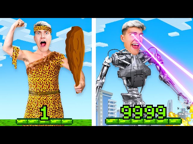 Minecraft, but my XP = My time ⌛