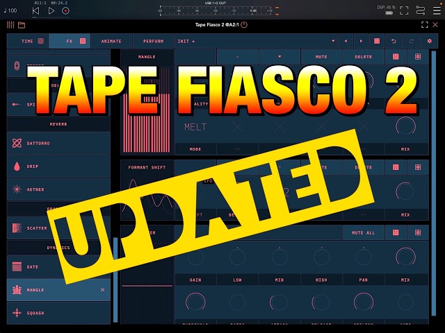 Tape Fiasco 2 - Multi-Effects - UPDATED with New Effects & Bug Fixes - Demo for the iPad